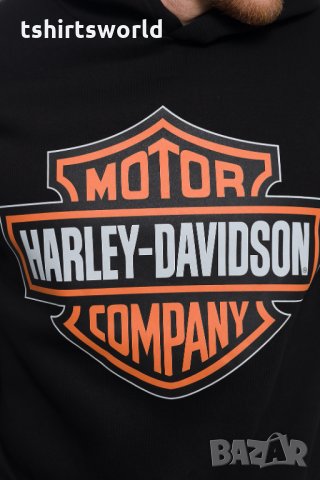 Нов мъжки суичър с трансферен печат HARLEY DAVIDSON, мотори, снимка 7 - Суичъри - 27756779