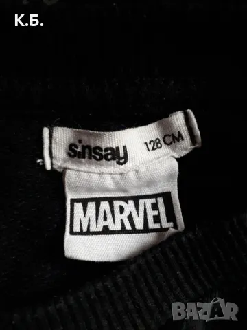 Ватирана блуза MARVEL р-р 122/128, снимка 2 - Детски Блузи и туники - 49023809