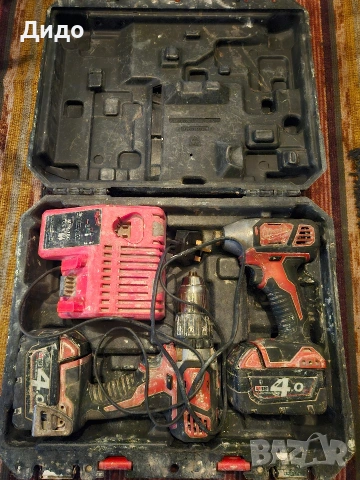 институти Milwaukee винтоверт импакт батерии лампа с usb, снимка 2 - Винтоверти - 53564363