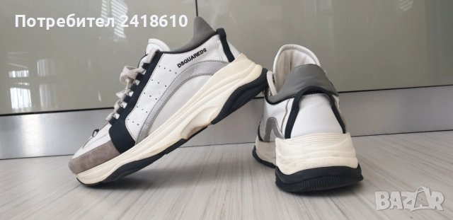 DSQUARED2 Bumpy 551 Leather Sneakers Mens Size 45/29см  ОРИГИНАЛ! Мъжки Кецове от естествена кожа!