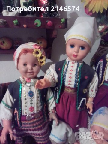 Продавам Детска кукла в народна носия, снимка 4 - Ръчно изработени сувенири - 27105825