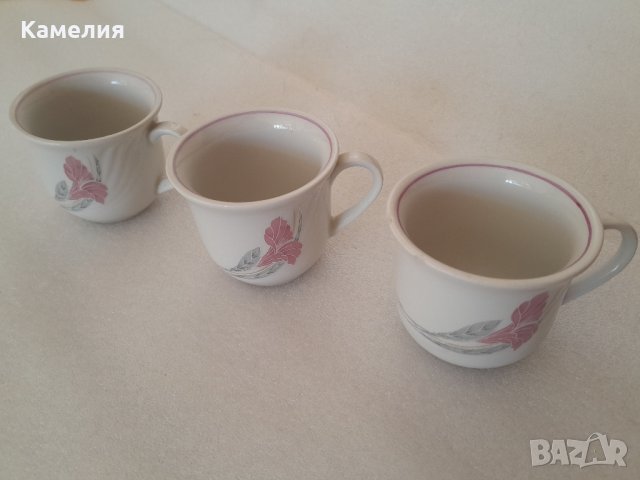 3 порцеланови чашки Изида, снимка 3 - Чаши - 43016269