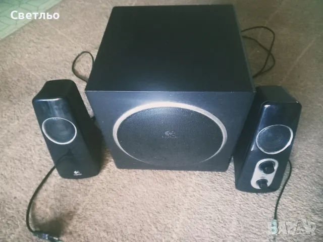 Logitech Озвучителна аудио система с субуфер и колонки говорители, снимка 5 - Аудиосистеми - 50296520