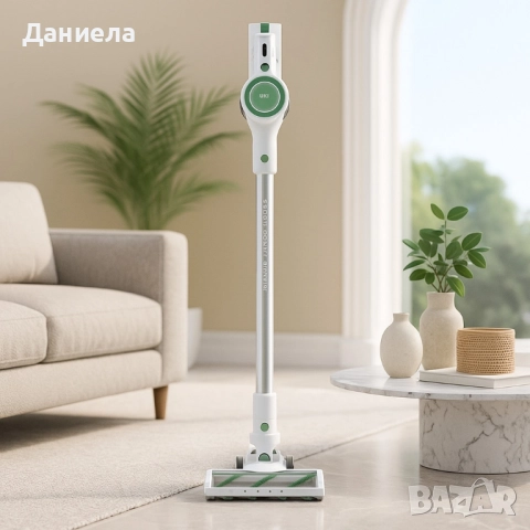 Безжична прахосмукачка Solac Turbobat Power - С HEPA филтър и LED четка