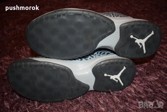 NIKE JORDAN B.FLY Mens Wolf Grey Trainers , снимка 7 - Маратонки - 34568804