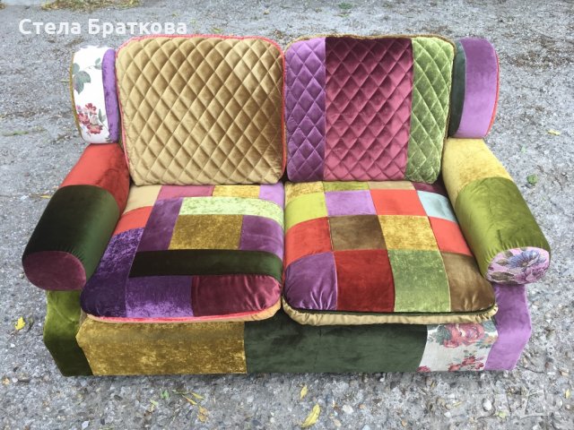 Дънкови изделия / Ръчно изработени, снимка 2 - Дивани и мека мебел - 26669581