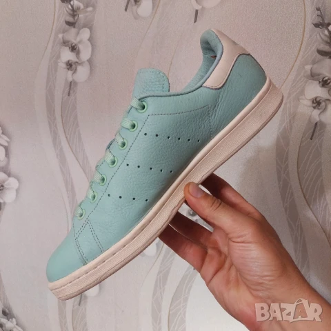 ADIDAS ORIGINALS STAN SMITH "FROZEN GREEN" номер 43,5-44, снимка 13 - Маратонки - 42609754