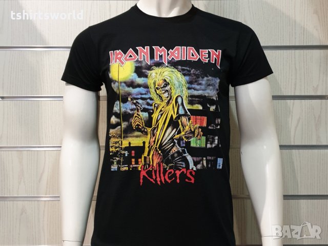Нова мъжка тениска с дигитален печат и на гърба на музикалната група IRON MAIDEN - KILLERS, снимка 9 - Тениски - 35354379