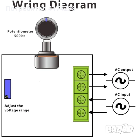 Регулатор на напрежение 2000 Watt AC 50 - 220 Volt димер SCR регулатор на захранването Контролер на , снимка 2 - Друга електроника - 52929846