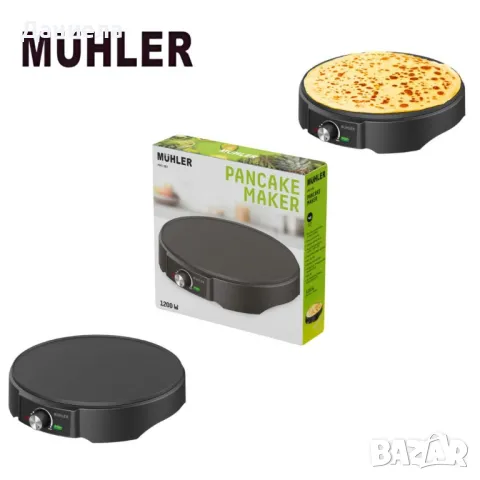 Уред с незалепващо покритие за приготвяне на палачинки, 1200W, снимка 3 - Други - 47218219