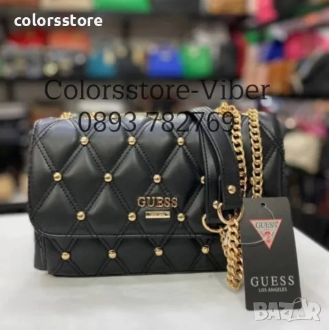 Черна чанта Guess код SG16F, снимка 1 - Чанти - 42238130