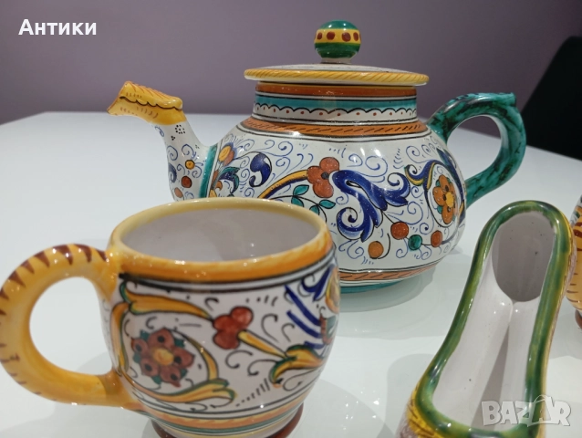 Керамичен италиански лот маркиран , снимка 12 - Сервизи - 52528024