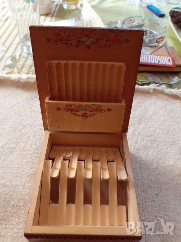 дървена кутия за цигари, снимка 6 - Колекции - 26764789