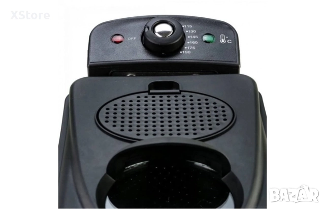 Фритюрник Voltz OV51980H, 2000W, 2л.. демонтиращ се съд, капак и бр. 1 филтър,, снимка 6 - Фритюрници - 52436656