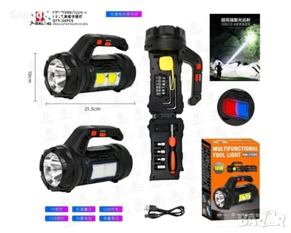 Прожектор с инструменти, снимка 4 - Други инструменти - 53493858