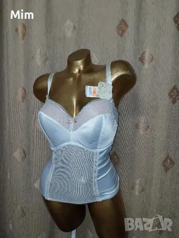 Parfait 75 E Сатенен корсет в екрю, снимка 2 - Корсети, бюстиета, топове - 50076473