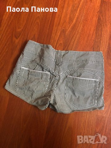 Дамски раирани къси панталонки, снимка 2 - Къси панталони и бермуди - 29003755