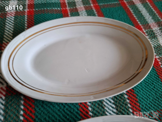 Нов сервиз - Завод за порцелан, гр. Разград, около 1980 г. 3-то качество, снимка 4 - Сервизи - 52436487