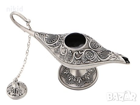 метална Вълшебна лампа на дух Джин от Аладин и вълшебната лампа сувенир чайник , снимка 2 - Други - 27333390