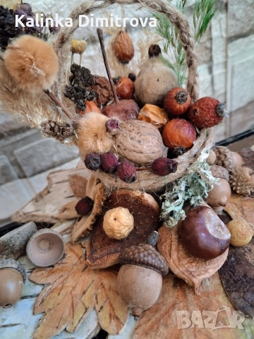 Есен-ръчно изработена декорация., снимка 4 - Декорация за дома - 52278609