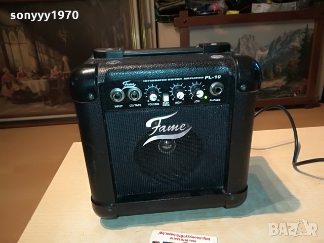 fame pl-10 amplifier 23х23х14см 2806212047, снимка 2 - Ресийвъри, усилватели, смесителни пултове - 33361117