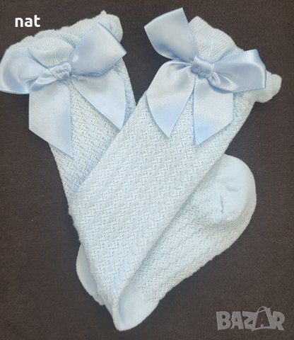 Бебешки чорапи с панделка , снимка 4 - Бебешки чорапи - 44097847