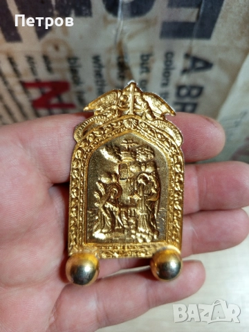 Малка Сребърна икона (925), снимка 4 - Колиета, медальони, синджири - 52345506