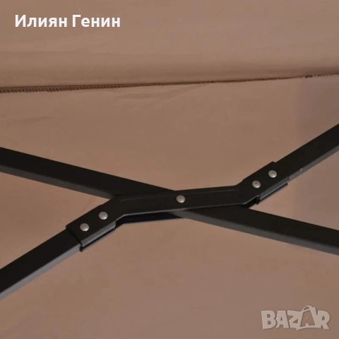 Двоен чадър Outsunny, конзолен чадър, , снимка 4 - Градински мебели, декорация  - 51602991