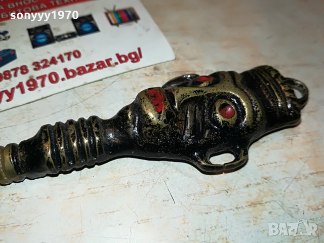 обувалка-афро мед/месинг 2807210940, снимка 2 - Антикварни и старинни предмети - 33647978