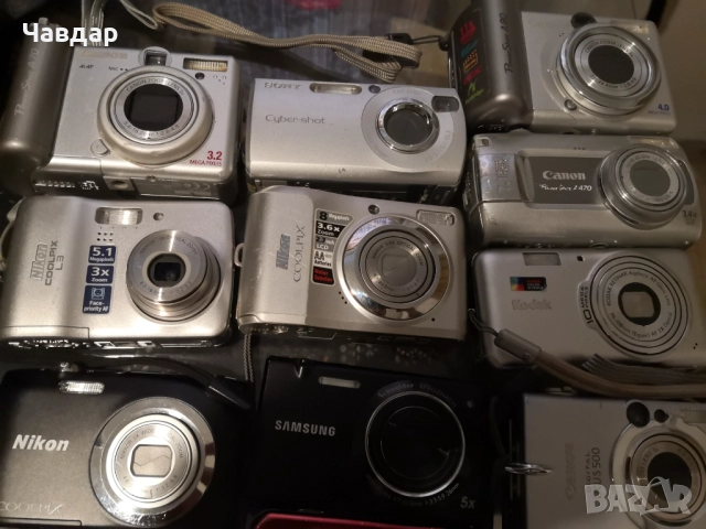 Лот фотоапарати за части или ремонт, снимка 3 - Фотоапарати - 52537455