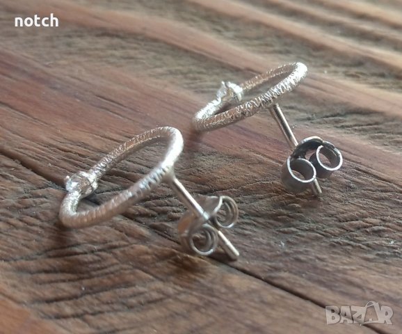 Сребърни обеци, снимка 4 - Обеци - 39921181