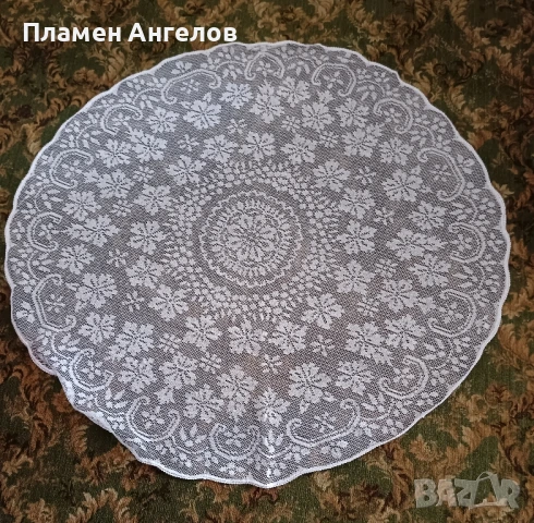 Покривка за кръгла маса. , снимка 2 - Покривки за маси - 50811375