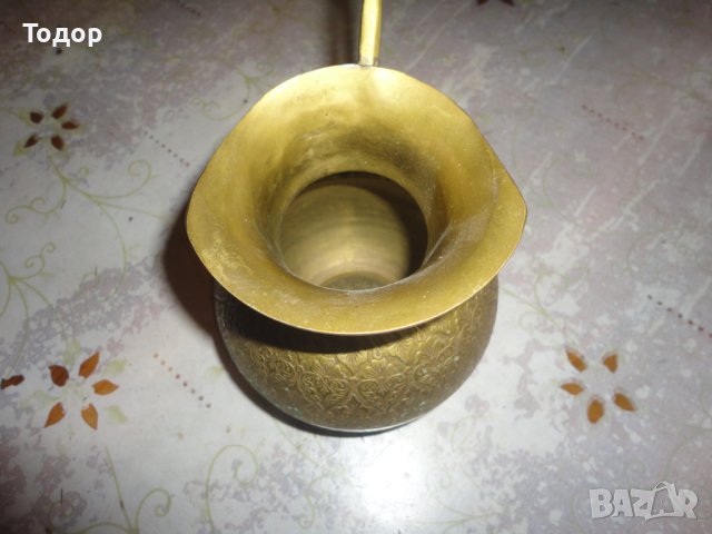 Старинен бронзов съд кана , снимка 3 - Колекции - 43772018