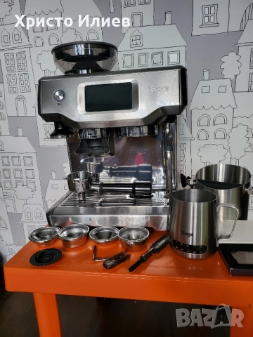 SAGE Barista Touch Кафемашина Еспресо машина с дисплей и ръкохватка, снимка 6 - Кафемашини - 51936204