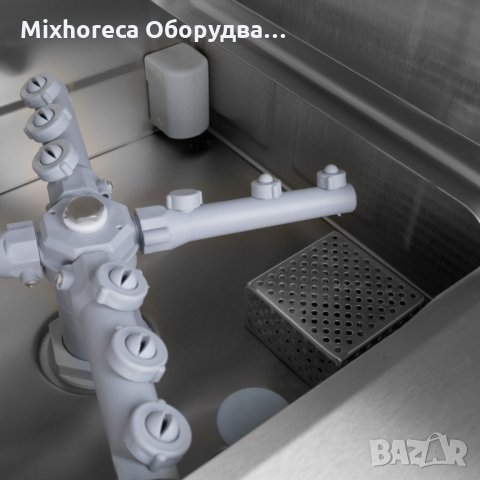 Професионална чашомиялна с предно зареждане 35 х 35см. с цифров дисплей и помпа за изплакване - 230V, снимка 6 - Друго търговско оборудване - 35632573