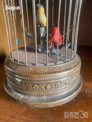 Много рядка механична играчка Птици в клетка, снимка 14 - Антикварни и старинни предмети - 39117184
