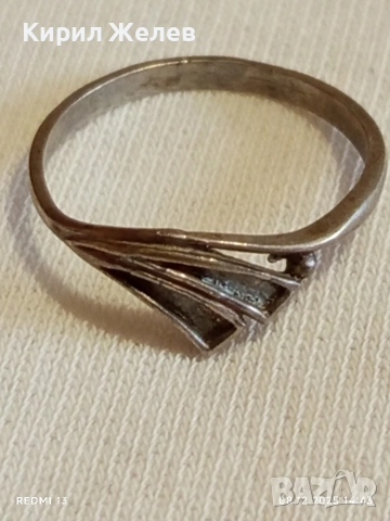 Стар ретро АРТ СТИЛ сребърен пръстен майсторска изработка 26427, снимка 5 - Пръстени - 52690724