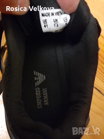 Маратонки EMPORIO ARMANI, снимка 7 - Маратонки - 52836365