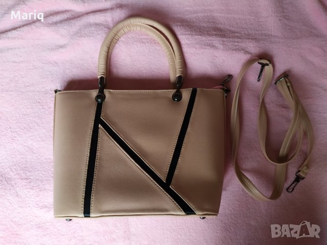 Розова дамска чанта нова, снимка 1 - Чанти - 32239148