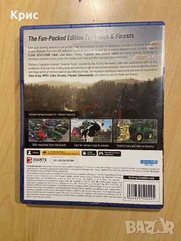 Игра За PS5 Farming Simulator 22 Platinum Edition, снимка 2 - Игри за PlayStation - 52888870