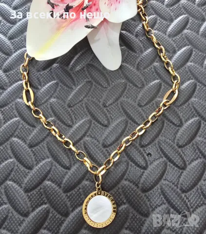 Bvlgari Дамско Колие От Медицинска Стомана Булгари В Кутия - Различни Цветове Код VL-68, снимка 5 - Колиета, медальони, синджири - 50341011