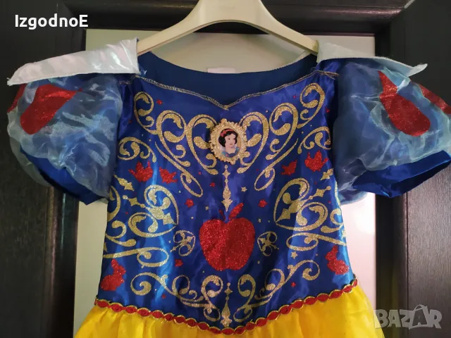 7-8год детска карнавална рокля Снежанка , снимка 7 - Детски рокли и поли - 47695715