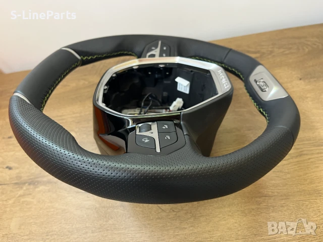 Оригинален с перфорирана кожа Мулти волан GT Peugeot 208 2008 Пежо pejo, снимка 3 - Части - 51397689