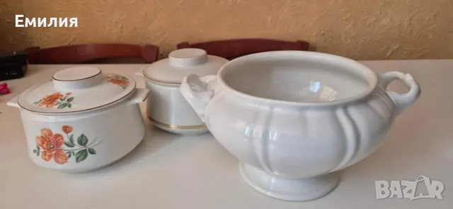 Супници Изида  ретро купа Чинии Ромео и Жулиета Изида  Сервиз Бохемия Английски сервиз за кафе , снимка 3 - Сервизи - 47673688