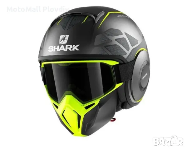 Шок цена! shark street drak hurok ayk каска шлем за мотор мото чопър, снимка 3 - Аксесоари и консумативи - 49244249