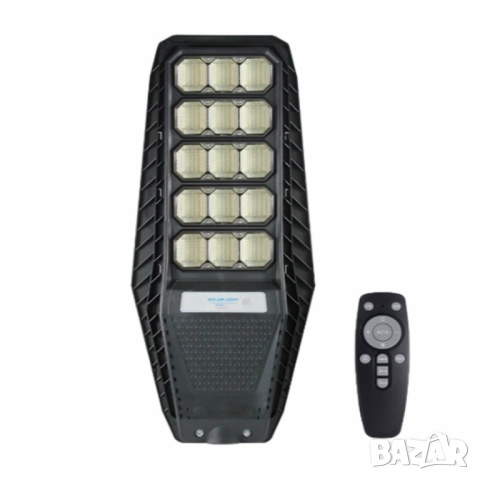 Соларна лампа с дистанционно управление – 100W/200W/300W, студено бяла светлина 6400K, снимка 6 - Други - 52098163