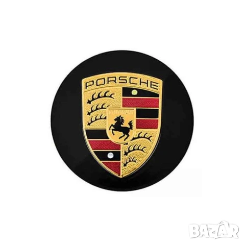 капачки за джанти Порше Porsche черни 65мм комплект от 4 броя , снимка 2 - Аксесоари и консумативи - 41463210