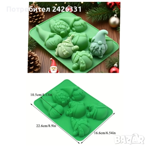 Форми, молдове за свещи и сапун, снимка 11 - Други - 52634104