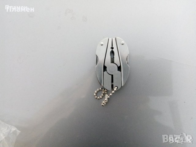 Джобни многофункционални сгъваеми клещи с инструменти, ключодържател 50x32x7 mm. Нови !, снимка 4 - Други инструменти - 34585180