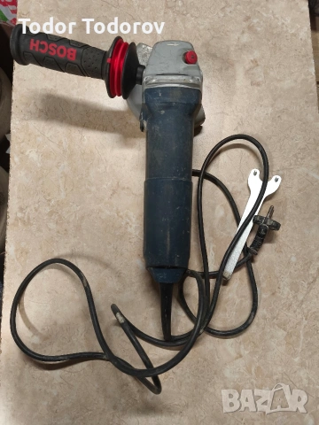 Ъглошлайф Bosh 1400w, снимка 9 - Ъглошлайфи - 53192195